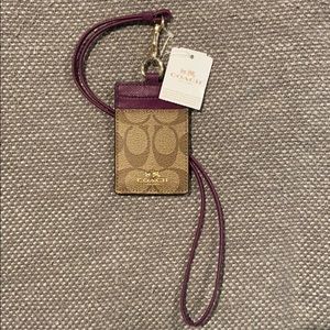 Coach Ladies ID Lanyard